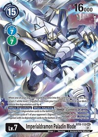 Imperialdramon Paladin Mode (Alternate Art) #BT8-112 SEC