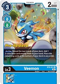 Veemon #BT8-021 U