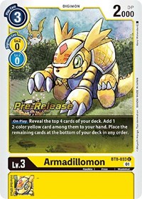 Armadillomon #BT8-033 U