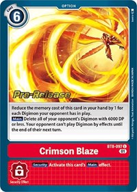Crimson Blaze #BT8-097 U