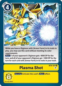 Plasma Shot #BT8-101 U