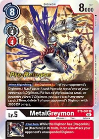 MetalGreymon #BT8-067 R