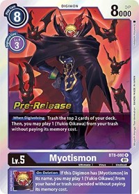 Myotismon #BT8-080 R