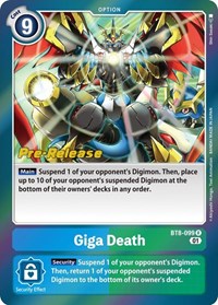 Giga Death #BT8-099 R