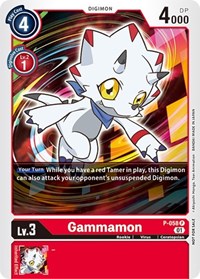 Gammamon (New Awakening Pre-Release Tournament) #P-058 P