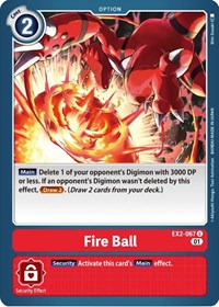 Fire Ball #EX2-067 U