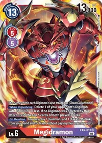 Megidramon #EX2-012 SR