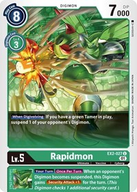Rapidmon #EX2-027 U