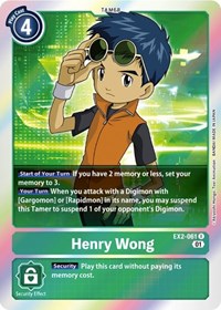 Henry Wong #EX2-061 R