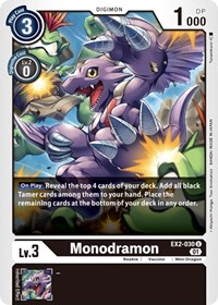 Monodramon #EX2-030 U