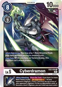 Cyberdramon #EX2-035 R