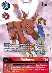 Guilmon (Alternate Art) #EX2-008 R