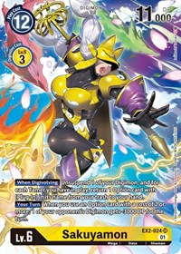 Sakuyamon (Alternate Art) #EX2-024 SR