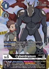 Cyberdramon (Alternate Art) #EX2-035 R