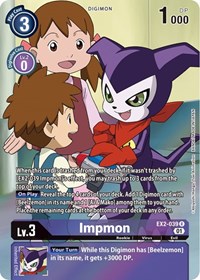 Impmon (Alternate Art) #EX2-039 R