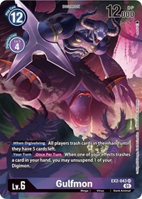 Gulfmon (Alternate Art) #EX2-043 SR