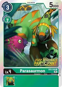 Parasaurmon (2022 Championship Online Regional) [Online Participant] #BT6-048 C