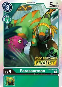 Parasaurmon (2022 Championship Online Regional) [Online Finalist] #BT6-048 C