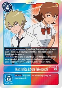 Matt Ishida & Sora Takenouchi #BT9-085 R