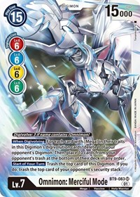 Omnimon: Merciful Mode #BT9-083 SR