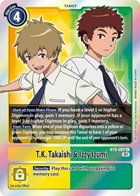 T.K. Takaishi & Izzy Izumi #BT9-087 R