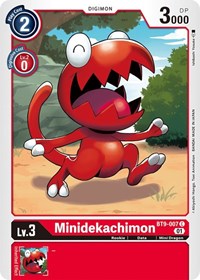Minidekachimon #BT9-007 C
