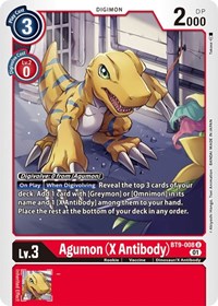 Agumon (X Antibody) #BT9-008 U