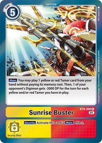 Sunrise Buster #BT9-099 R