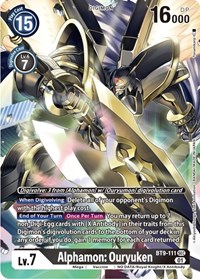 Alphamon: Ouryuken #BT9-111 SEC