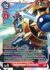 Gallantmon (X Antibody) #BT9-017 SR