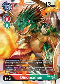 Dinorexmon #BT9-018 R