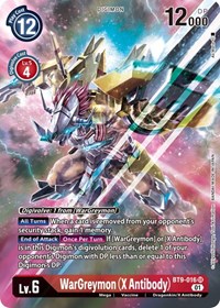 WarGreymon (X Antibody) (Alternate Art) #BT9-016 SR
