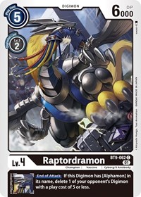 Raptordramon #BT9-062 C