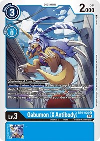 Gabumon (X Antibody) #BT9-020 U