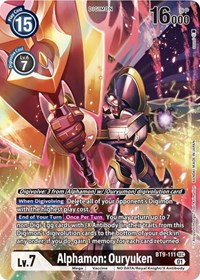 Alphamon: Ouryuken (Alternate Art) #BT9-111 SEC