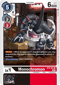 Monochromon #BT9-061 C