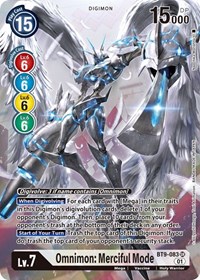 Omnimon: Merciful Mode (Alternate Art) #BT9-083 SR