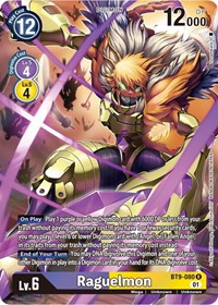 Raguelmon (Alternate Art) #BT9-080 R