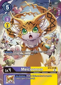 Meicoomon (Alternate Art) #BT9-074 R