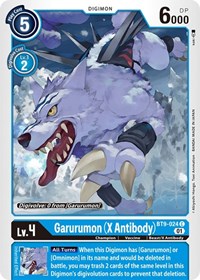 Garurumon (X Antibody) #BT9-024 C