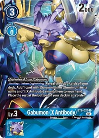 Gabumon (X Antibody) (Alternate Art) #BT9-020 U