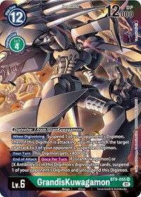 GrandisKuwagamon (Alternate Art) #BT9-055 SR