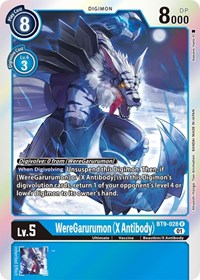 WereGarurumon (X Antibody) #BT9-028 R