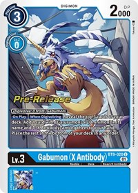 Gabumon (X Antibody) #BT9-020 U