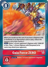Gaia Force ZERO #BT9-095 R