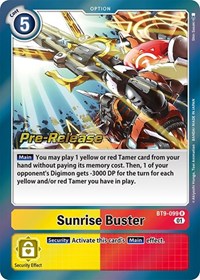 Sunrise Buster #BT9-099 R