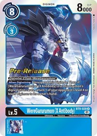WereGarurumon (X Antibody) #BT9-028 R