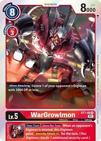 WarGrowlmon (Gen Con 2022) #ST7-08 R