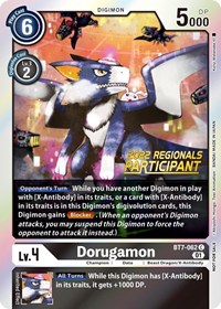 Dorugamon (2022 Championship Offline Regional) [Online Participant] #BT7-062 C