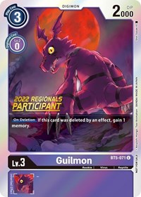Guilmon (2022 Championship Offline Regional) [Online Participant] #BT5-071 U